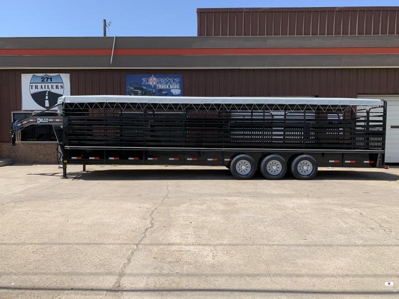 2021 Delco Trailers B832R73BK01642 Livestock Trailer 2021 Delco Trailers B832R73BK01642 Livestock Trailer
