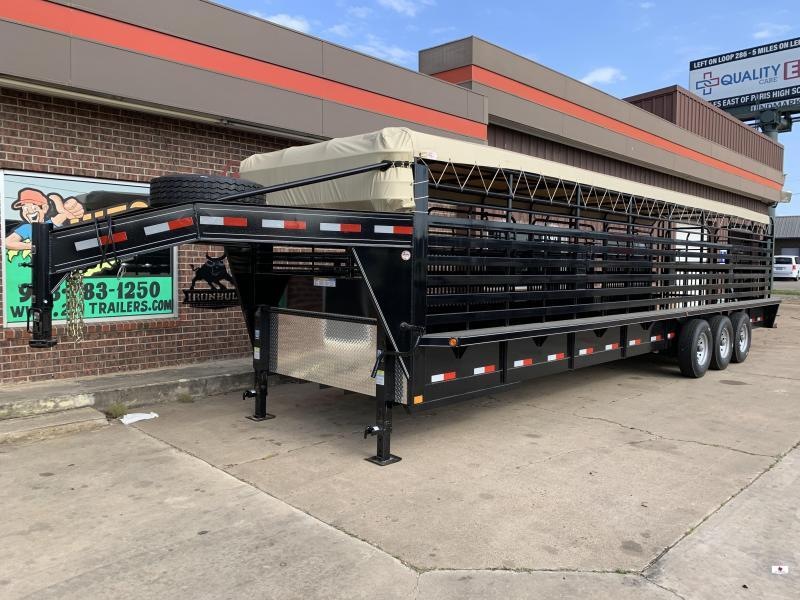 2022 Delco Trailers B832R73ETBK Livestock Trailer 2022 Delco Trailers B832R73ETBK Livestock Trailer