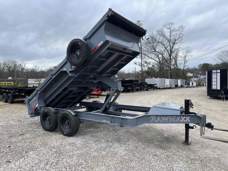 2024 RawMaxx 7X14 LPX16K Dump Trailer