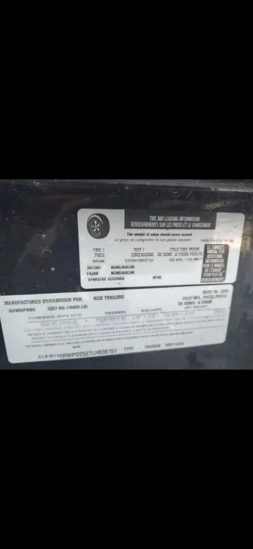 used Equipment / Flatbed Trailers Rice  for sale, in Middleton, WI Thumbnail 2