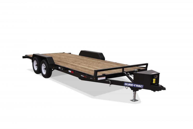 Sure-Trac 7 x 20 TILT DECK 7K Car / Racing Trailer Sure-Trac 7 x 20 TILT DECK 7K Car / Racing Trailer