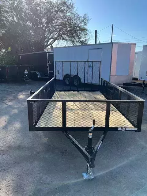  Triple Crown Trailers Open 6X12- 2' mesh sides Utility Trailer