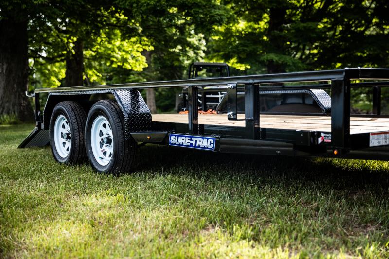  Sure-Trac 7 x 18 TA 7K Utility Trailer