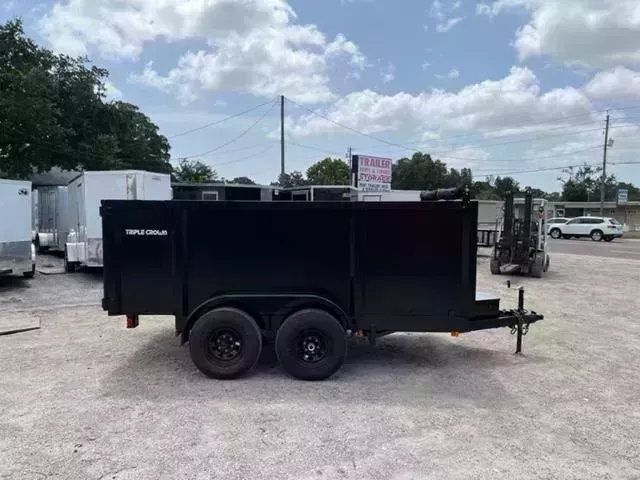 2026 Triple Crown Trailers 6 x 12 4' sides Dump Trailer