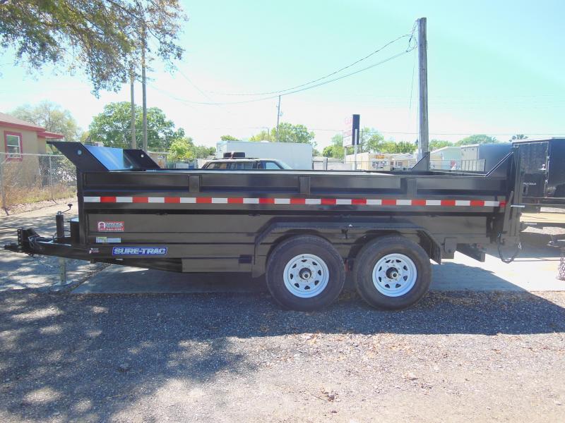 New Sure-Trac 7x14 TA DUAL RAM 14K Dump Trailer