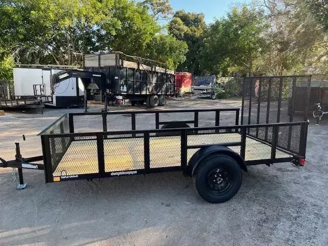  Triple Crown Trailers Open 6X12- 2' mesh sides Utility Trailer
