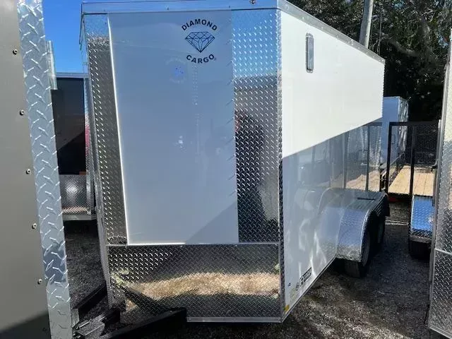 2026 Diamond Cargo 7X12TA LS Cargo / Enclosed Trailer WITH POLYCORE AND 7FT INTERIOR