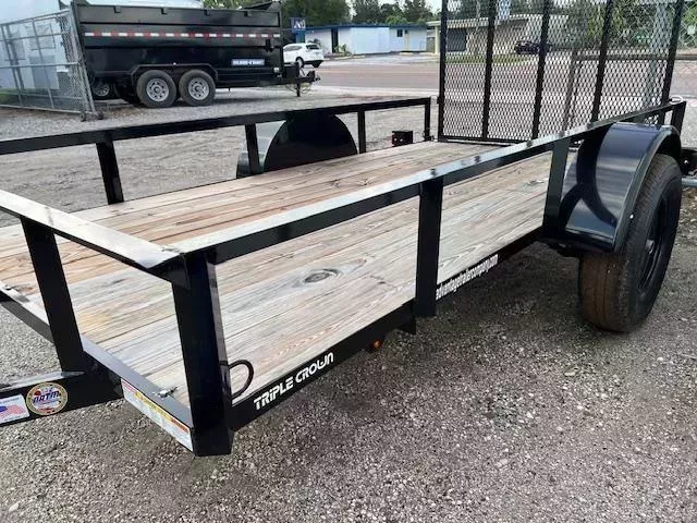  Triple Crown Open 5 X 10 SA Utility Trailer