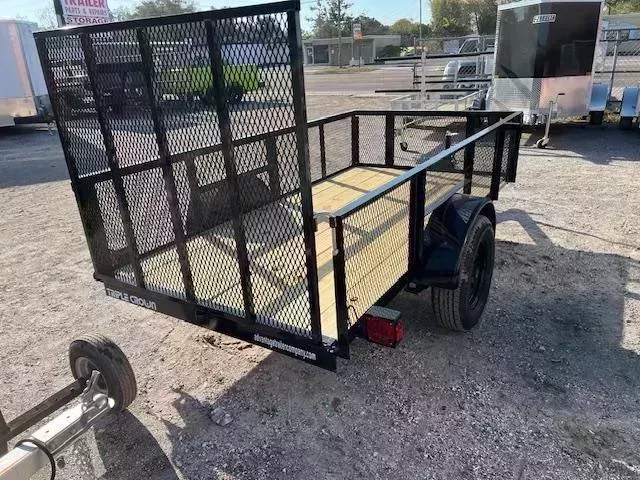 2026 Triple Crown Trailers 5 x 10 w/ 2' mesh Utility Trailer