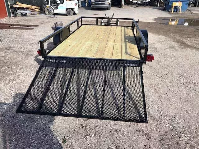  Triple Crown  open 6X12 SA Utility Trailer