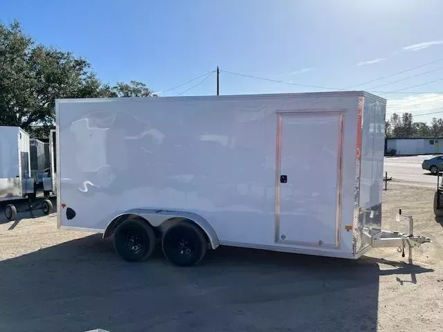 2025 EZ Hauler 7X16 XLT SERIES TANDEM AXLE ALL ALUMINUM Cargo / Enclosed Trailer