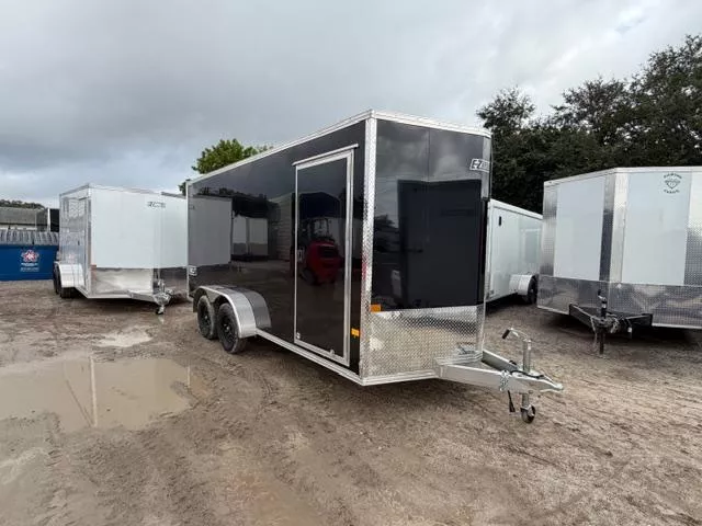 2026 EZ Hauler 7X16 XLT SERIES TANDEM AXLE ALL ALUMINUM Cargo / Enclosed Trailer