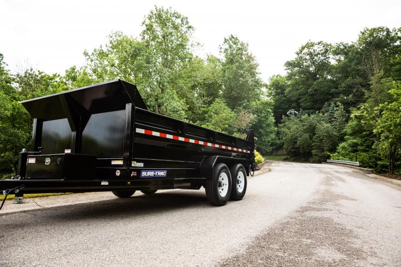 Sure-Trac 7X16 DUAL RAM 16K Dump Trailer Sure-Trac 7X16 DUAL RAM 16K Dump Trailer