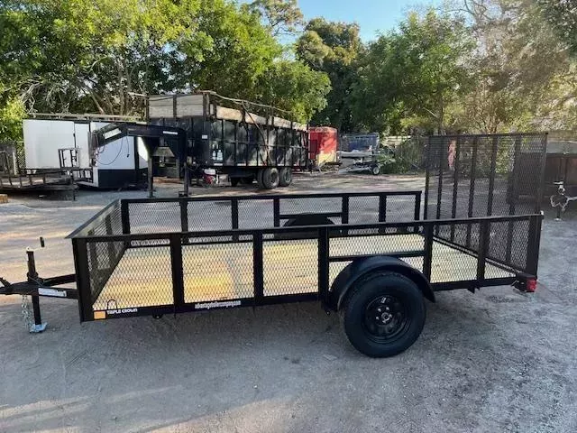  Triple Crown Trailers Open 6X12- 2' mesh sides Utility Trailer