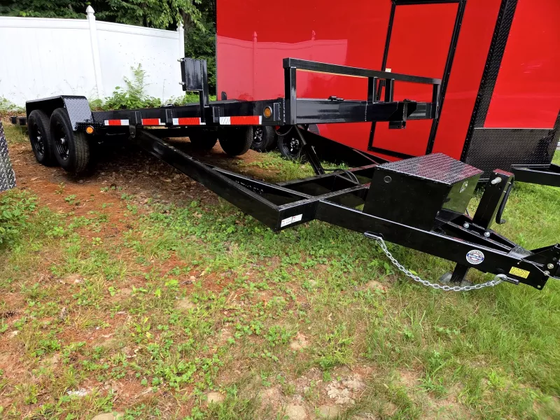 2026 Quality Steel And Aluminum 7x20 9990lb gvwr power tilt car hauler or equipment trailer Utility Trailer