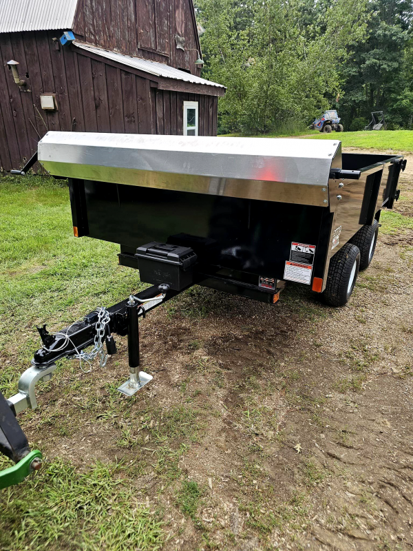 2024 Extreme Road and Trail xrt418 dump trailer 5.5x9 with with ramps & tarp kit Dump Trailer VZl2H2voc9ia