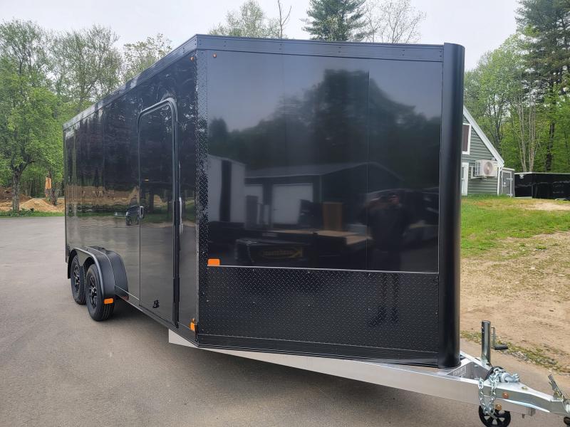 2022 Nitro 7.5x16 aluminum cargo trailer sxs atv utv motorcycle black out Cargo / Enclosed Trailer