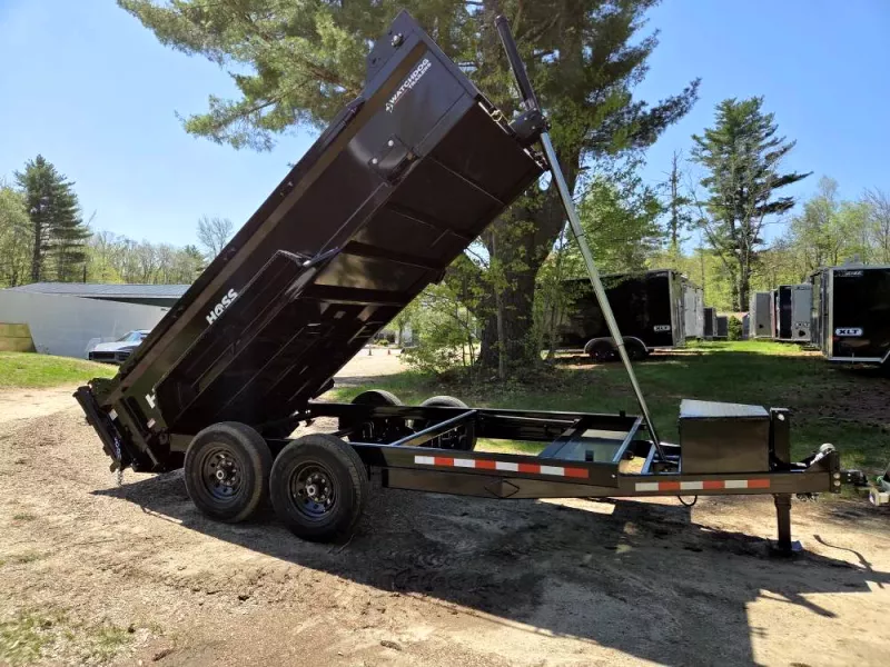 2025 Watchdog 7x14 commercial grade dump trailer Matte Black Dump Trailer 5bhPkW2jvijz