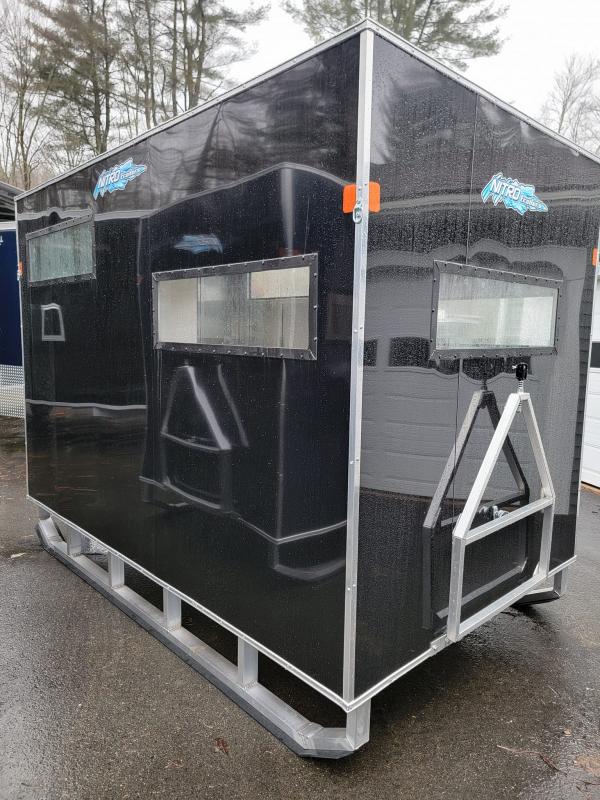 2023 Mission 5x8 Ice Shack w/Tow Hitch, Windows, & Roof Vent