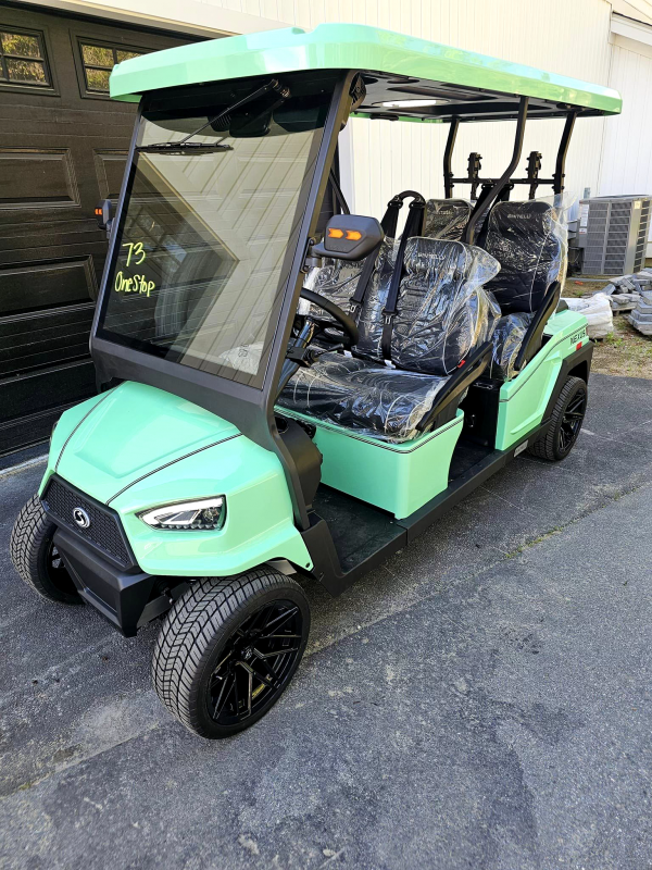 2024 Bintelli Electric Vehicles Nexus 4f street legal golf cart lsv mint green loaded Golf Cart o75rk0b3e8u4