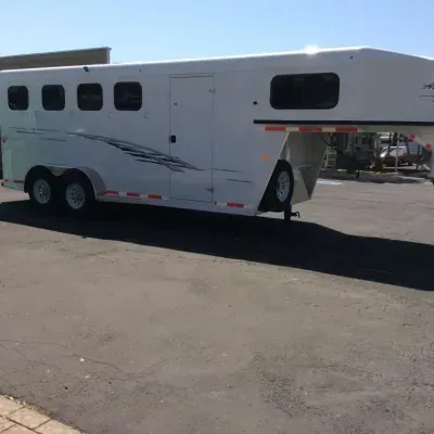 2027 Trails West Manufacturing Adventure MX 4 Horse Trailer (GN)