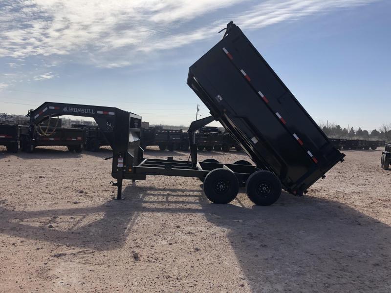 2021 Iron Bull 12' Gooseneck Dump Trailer w/ 4' Sides 2021 Iron Bull 12' Gooseneck Dump Trailer w/ 4' Sides