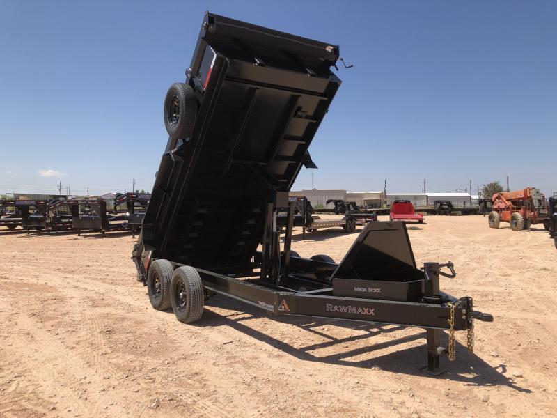 2021 RawMaxx 14" 14K Bumper Pull Dump Trailer 2021 RawMaxx 14" 14K Bumper Pull Dump Trailer