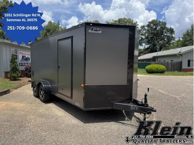 2026 Rock Solid Cargo 7X16 Tandem Axle Cargo / Enclosed Trailer