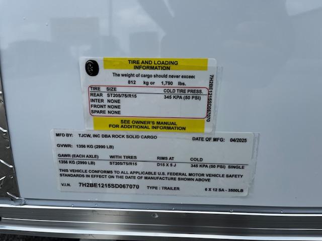 new Cargo (Enclosed) Trailers Rock Solid Cargo  for sale, in Northport, AL Thumbnail 7