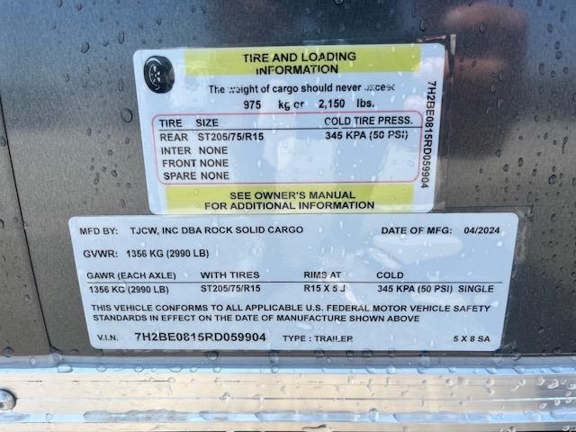 new Cargo (Enclosed) Trailers Rock Solid Cargo  for sale, in Northport, AL Thumbnail 5