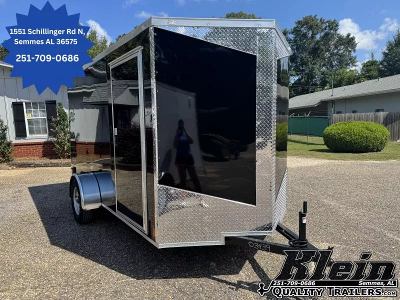 2025  6X12 Single Axle Cargo / Enclosed Trailer