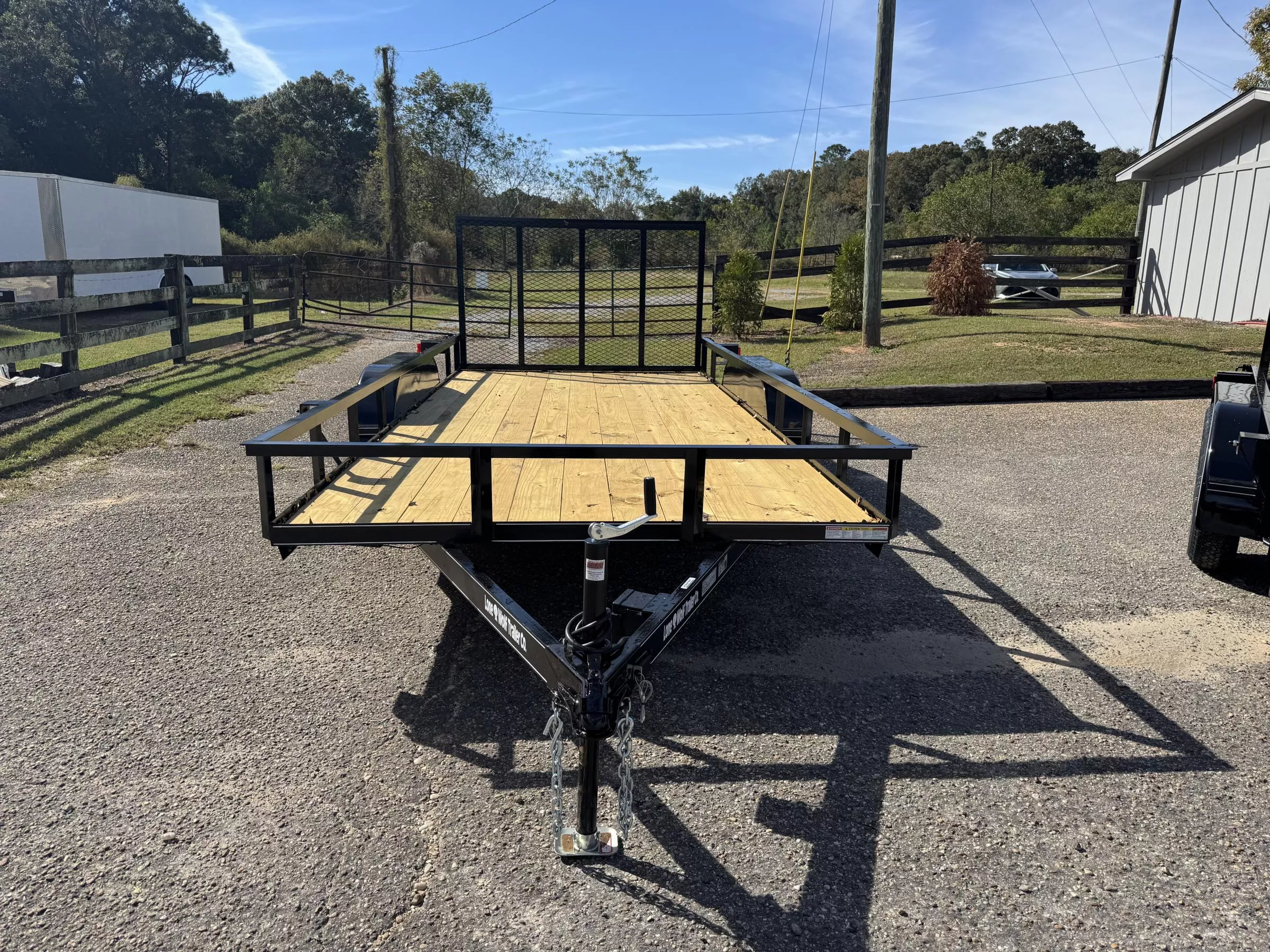 2026 Lone Wolf Trailer 83X16 Tandem Axle Utility Trailer in Semmes