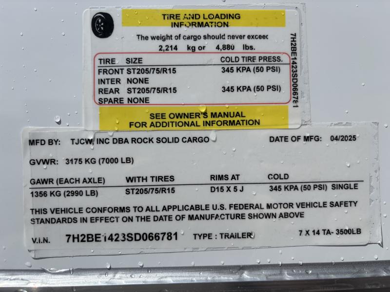 new Cargo (Enclosed) Trailers Rock Solid Cargo  for sale, in Northport, AL Thumbnail 6