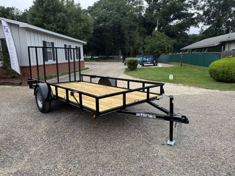 2025 Lone Wolf Trailer 6X12 Single Axle Utility Trailer