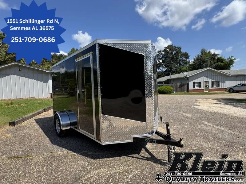 2025  6X12 Single Axle Cargo / Enclosed Trailer