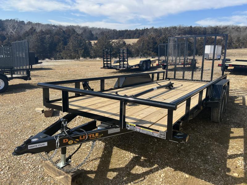 2022 Doolittle Trailers 77x14 Single Axle Utility CSH Trailers and