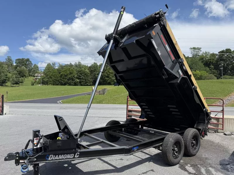 2025 Diamond C MDT 12' x 77"  Dump Trailer pacesetter  loaded