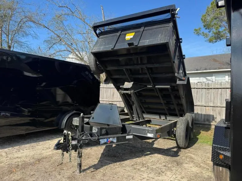 2024 AS IS - USED 7x12TA5 Texas Bragg Dump Trailer