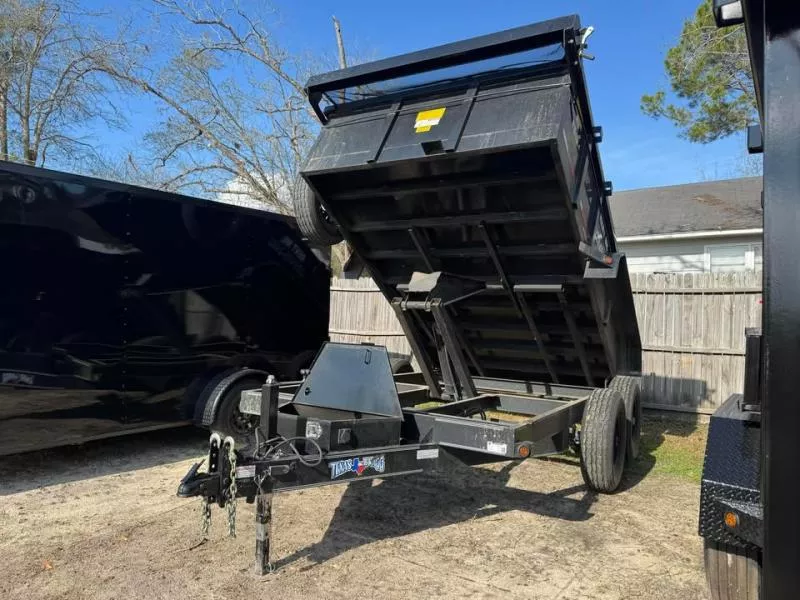 2024 AS IS - USED 7x12TA5 Texas Bragg Dump Trailer