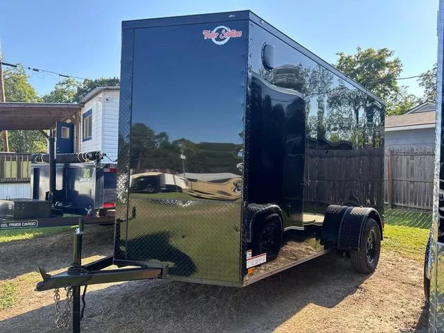 2026 Titanium Cargo 6x12SA Blackout Enclosed Cargo Trailer Polycore Series with Thermo Cooling Liner