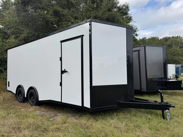 2026 STEEL PINES CARGO 8.5x20 white blackout