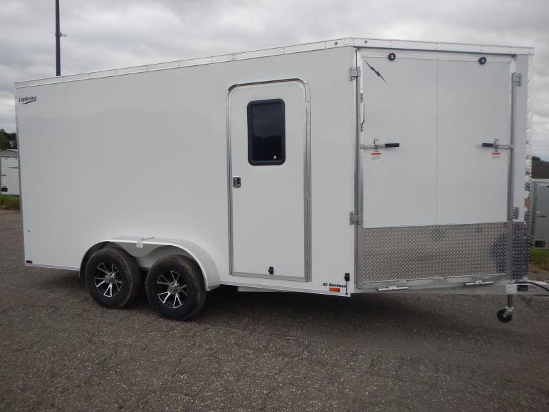 2022 Lightning Trailers LTF714TA2 Snowmobile Trailer 2022 Lightning Trailers LTF714TA2 Snowmobile Trailer