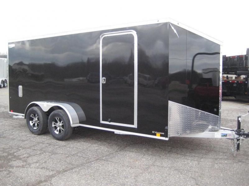 2020 Lightning Trailers 7' Wide Flat Top LTF716TA Enclosed Cargo