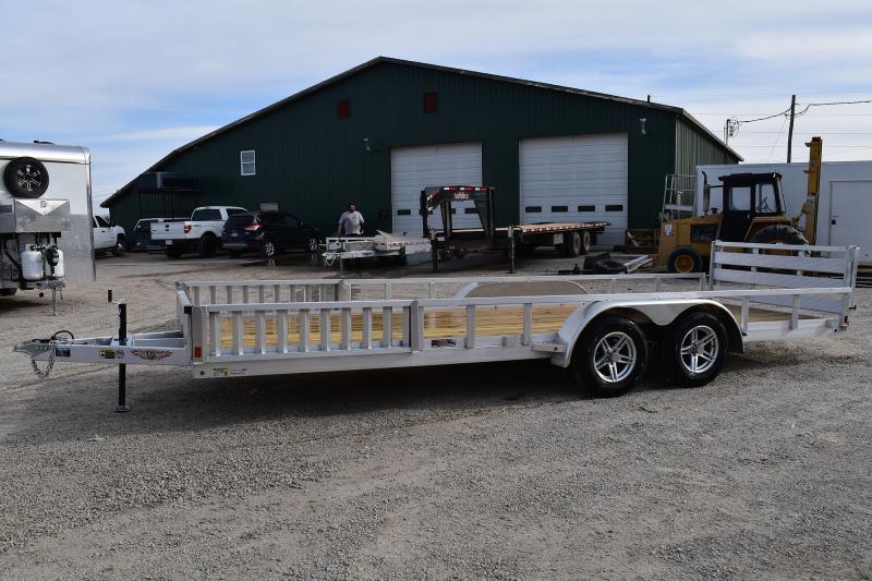 2022 H and H Trailer 82x20 Aluminum ATV Trailer 7K Tandem 2022 H and H Trailer 82x20 Aluminum ATV Trailer 7K Tandem