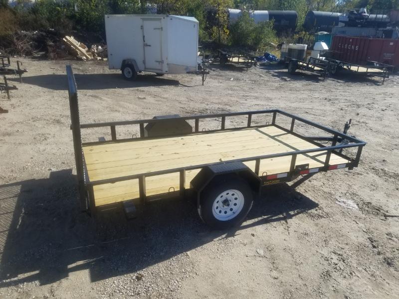 2023 M.E.B 6.4x12 Angle Iron Utility Trailer 