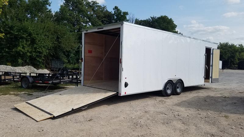 2022 Interstate 8.5x28 Enclosed Auto Hauler Trailer w/Spring Assisted Ramp Door 10k 2022 Interstate 8.5x28 Enclosed Auto Hauler Trailer w/Spring Assisted Ramp Door 10k