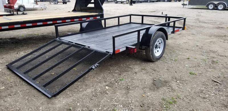 2022 M.E.B 6.4x10 Angle Iron Utility Trailer w/Gate 3000# 2022 M.E.B 6.4x10 Angle Iron Utility Trailer w/Gate 3000#