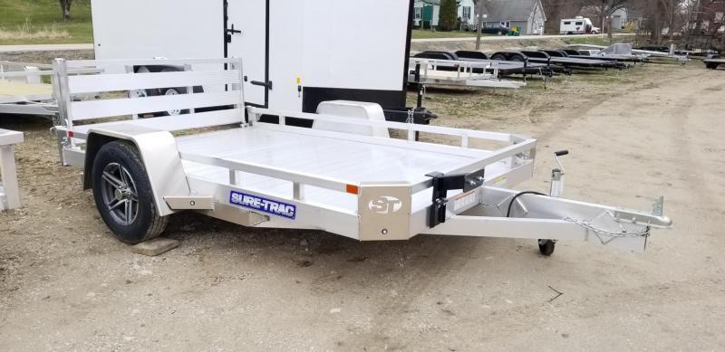 2021 Sure-Trac 7x10 Aluminum Low Side Utility Trailer 3K GVWR 2021 Sure-Trac 7x10 Aluminum Low Side Utility Trailer 3K GVWR