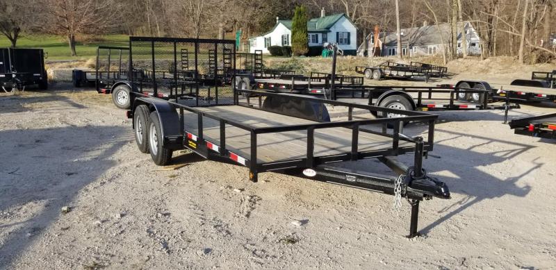 2021 M.E.B. 6.4x16 Utility Trailer w Gate and Brake 7k 2021 M.E.B. 6.4x16 Utility Trailer w Gate and Brake 7k
