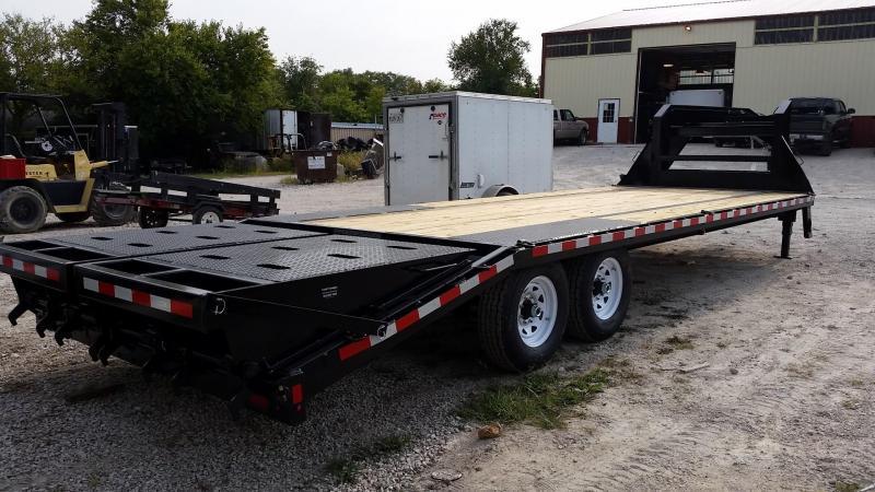 2022 Sure-Trac 8.5x20+5 Gooseneck Deckover Equipment Trailer w/Full Width Ramps 14000# 2022 Sure-Trac 8.5x20+5 Gooseneck Deckover Equipment Trailer w/Full Width Ramps 14000#